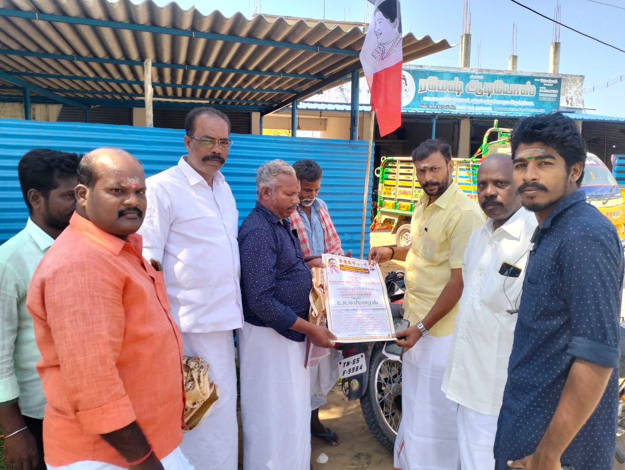 திருவோணம் பகுதியில் VMK எழுச்சி பொதுக் கூட்டத்திற்கு அழைப்பு கொடுத்த போது